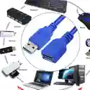 Cable Extensor Usb 3.0 Macho / Hembra De 1,5 Metros, Azul