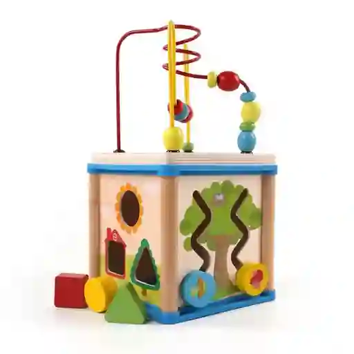 Cubito 5 En 1 Montessori Sensorial Nuevo