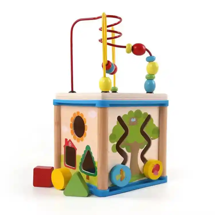 Cubito 5 En 1 Montessori Sensorial Nuevo