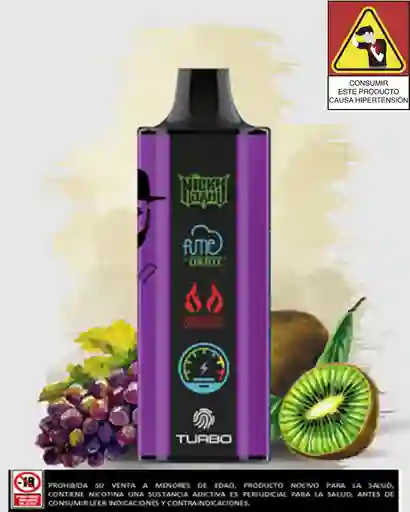 Vapeador Nicky Jam 15.000 Puffs Fantasia (uva Kiwi)