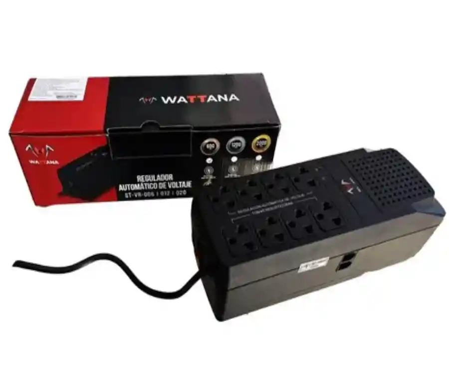 Regulador Wattana 8 Tomas 1200va