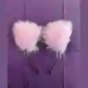 Orejitas De Gato Miu - Rosa Y Blanco