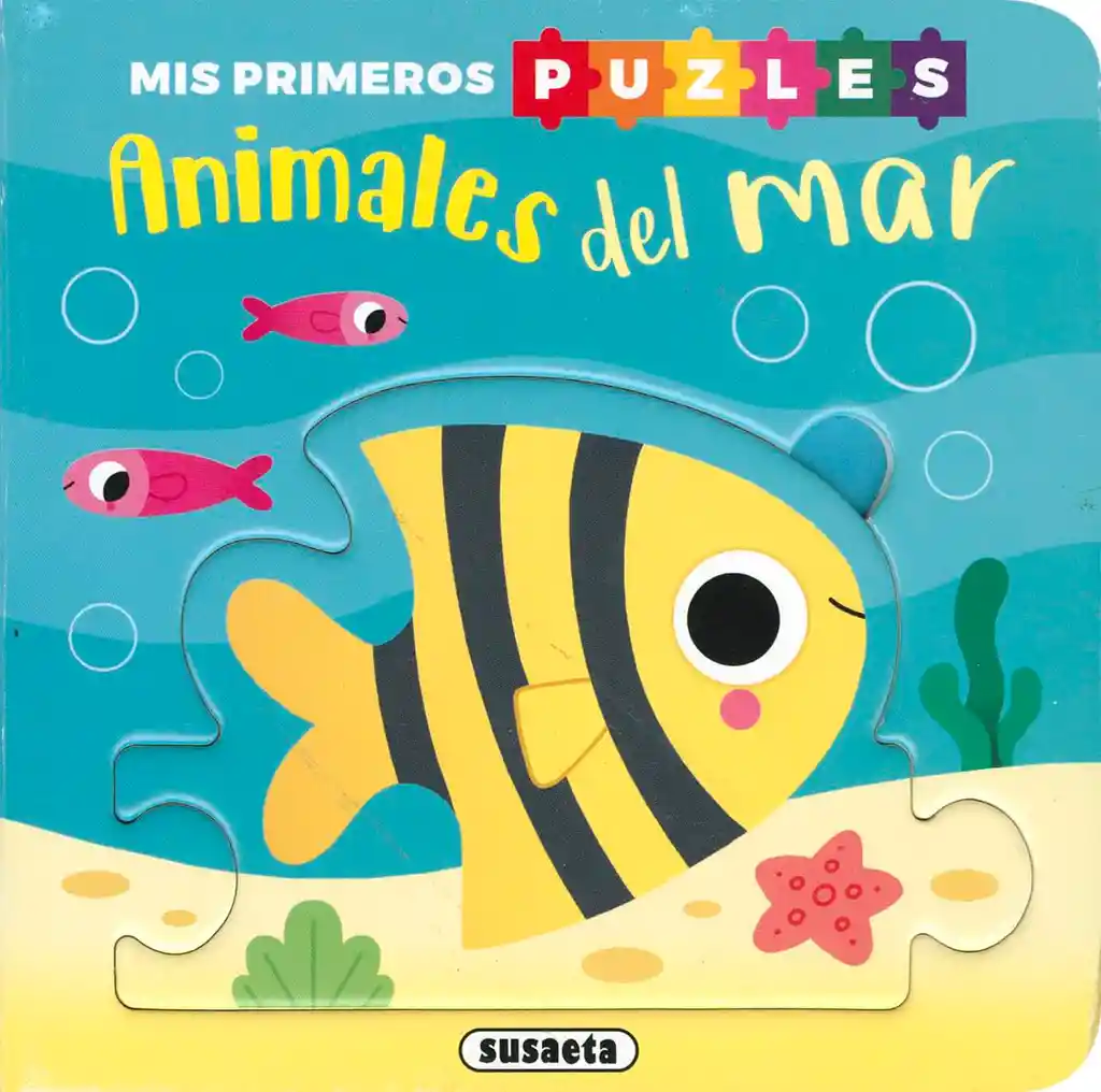 Juego Didáctico Animales Del Mar Tipo Puzzle Para Niños