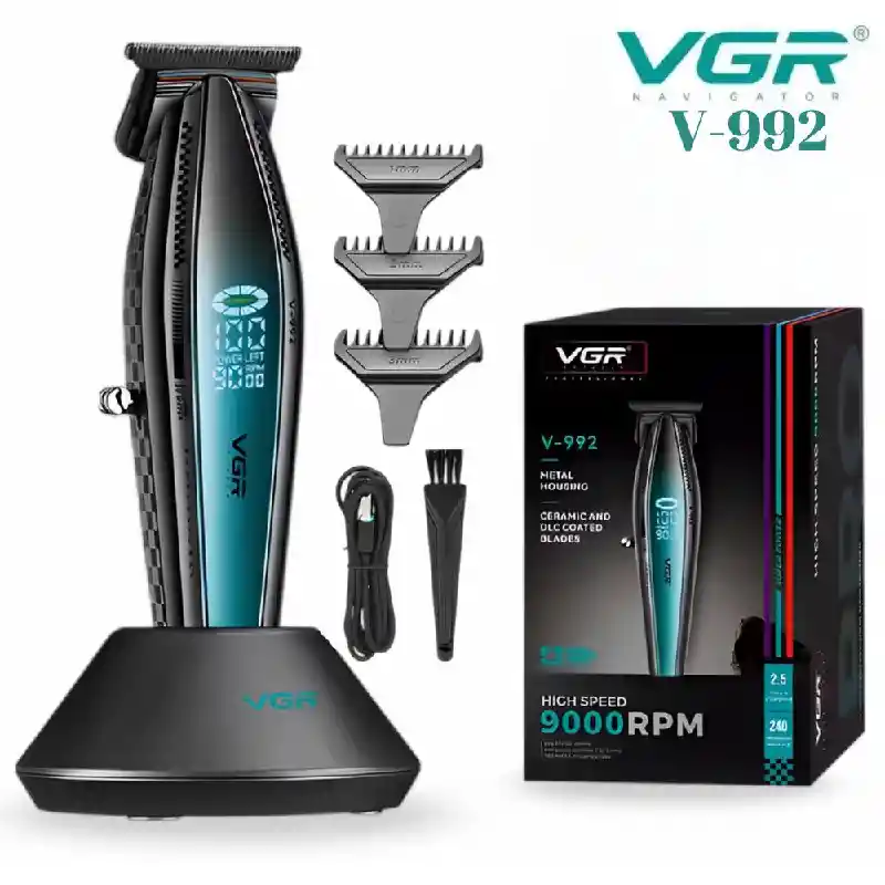 Maquina Patillera Afeitadora Corte De Pelo Inalambrica Vgr V-992