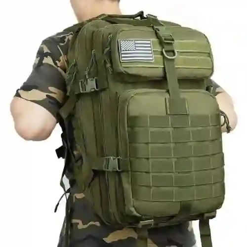 Maleta Tipo Militar 50 Litros + Parche