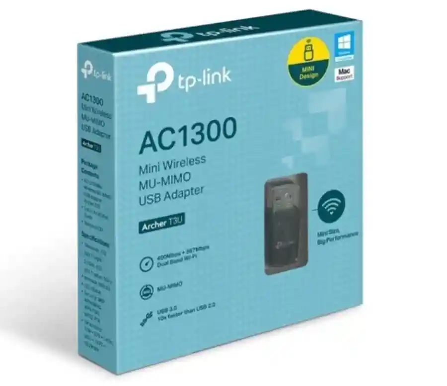 Adaptador Usb Wi-fi T3u Tp-link