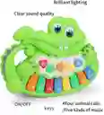 Piano Musical Infantil Cocodrilo Con Sonidos Luces Didáctico