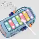 Bus Didáctico Musical Multifuncional Infantil Xilófono Azul