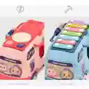 Bus Didáctico Musical Multifuncional Infantil Xilófono Rosa