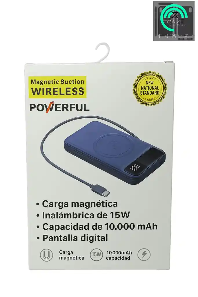 Power Bank 12000 Mah Carga Magnetica