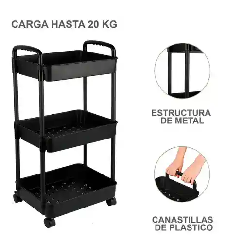 Carro Organizador 3 Niveles