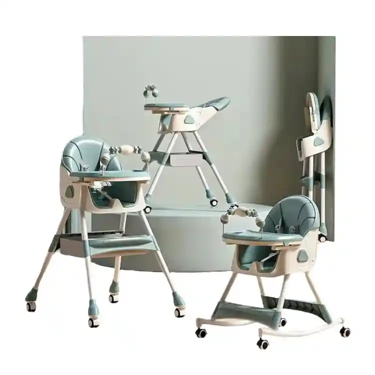 Silla Comedor Multifuncional Plegable Y Reclinable Verde