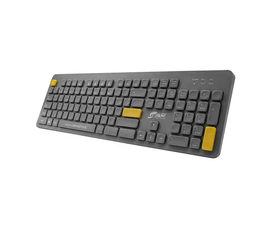 Teclado Inalambrico Recargable Jyr Tmjr-032