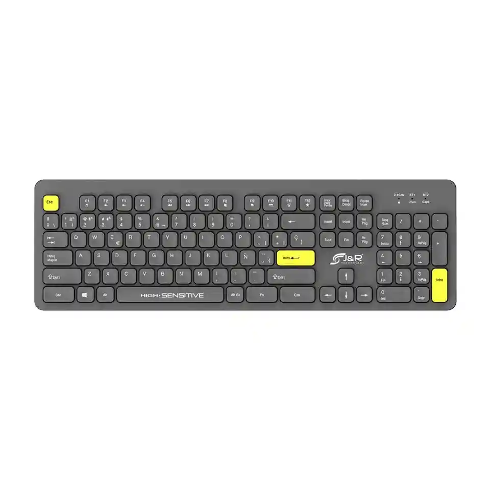 Teclado Inalambrico Recargable Jyr Tmjr-032