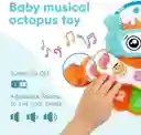 Mini Pianos Musicales Didácticos Para Niños Pulpo Azul