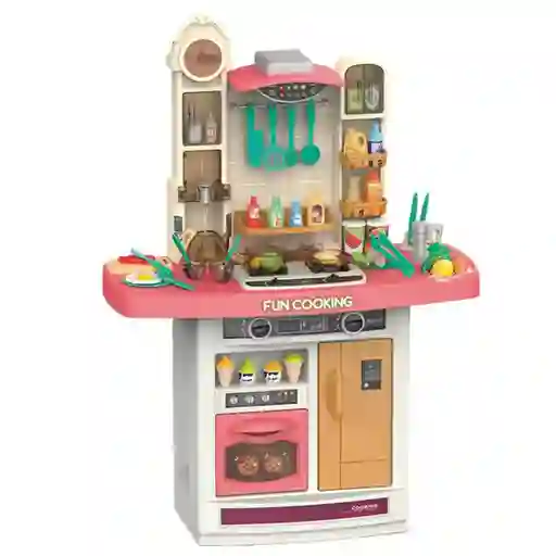 Juguete Cocina Fun Cooking Didáctica Infantil Con Accesorios