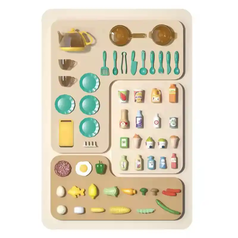 Juguete Cocina Fun Cooking Didáctica Infantil Con Accesorios