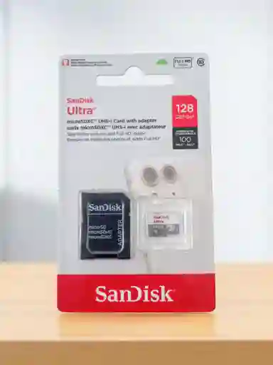 Tarjeta De Memoria Sandisk Ultra Microsdxc 128gb Con Adaptador