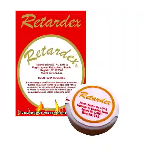 Retardex Crema Retardante Masculina Controla Y Prolonga Las Eyaculación Demora Más