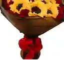 Amor Soleado – Ramo De Girasoles Y Rosas