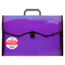 Carpeta 13 Bolsillos Offiesco Oe-456 Maletin Morado