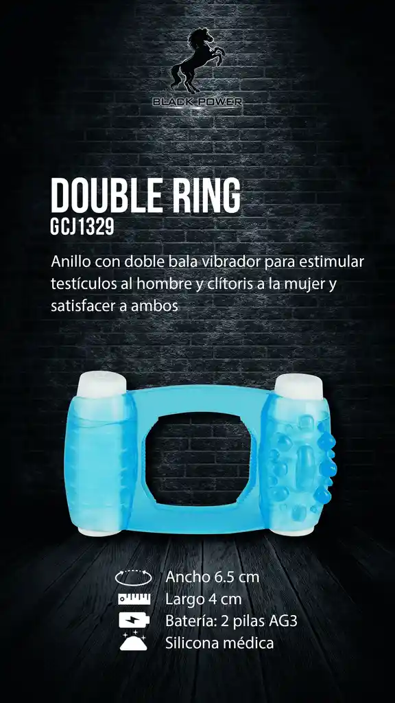 Anillo Vibrador Double Ring
