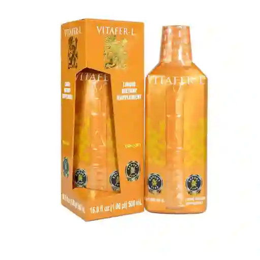 Vitafer 500 Ml Botella Potenciador Masculino Energizante Jarabe Multivitaminico