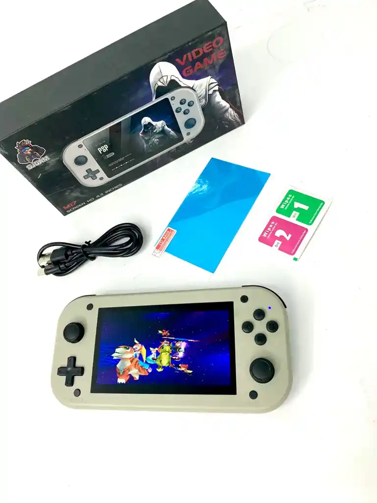 Consola De Video Juegos M17 Con 27 Emuladores Gama Alta Y Una Pantalla De Alta Definicion