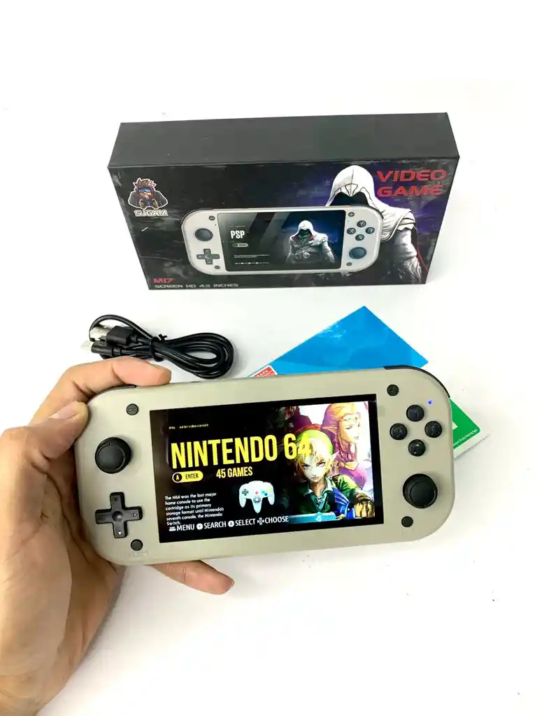 Consola De Video Juegos M17 Con 27 Emuladores Gama Alta Y Una Pantalla De Alta Definicion