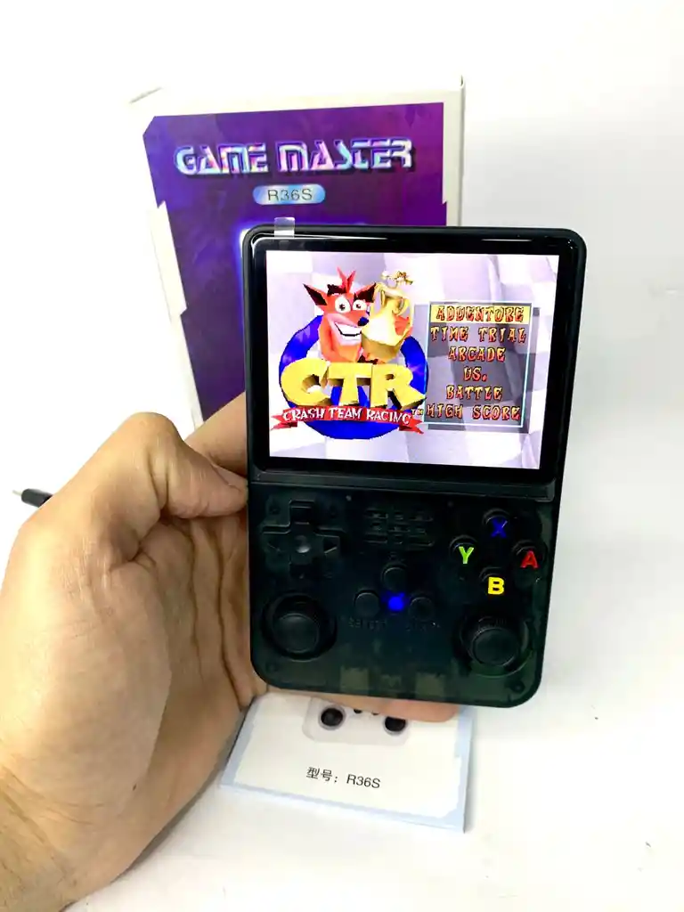 Consola De Video Juegos R36s Con 30 Emuladores Alta Gama Y Una Pantalla Con Alta Definición