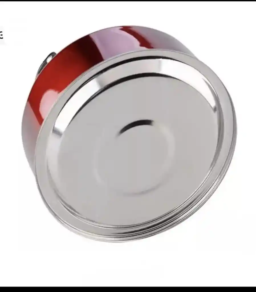 Tetera 2.5 Litros Acero Inoxidable Con Silbato Roja 18/10 Hervidor De Agua