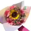 Flores De Girasol Y Gerberas