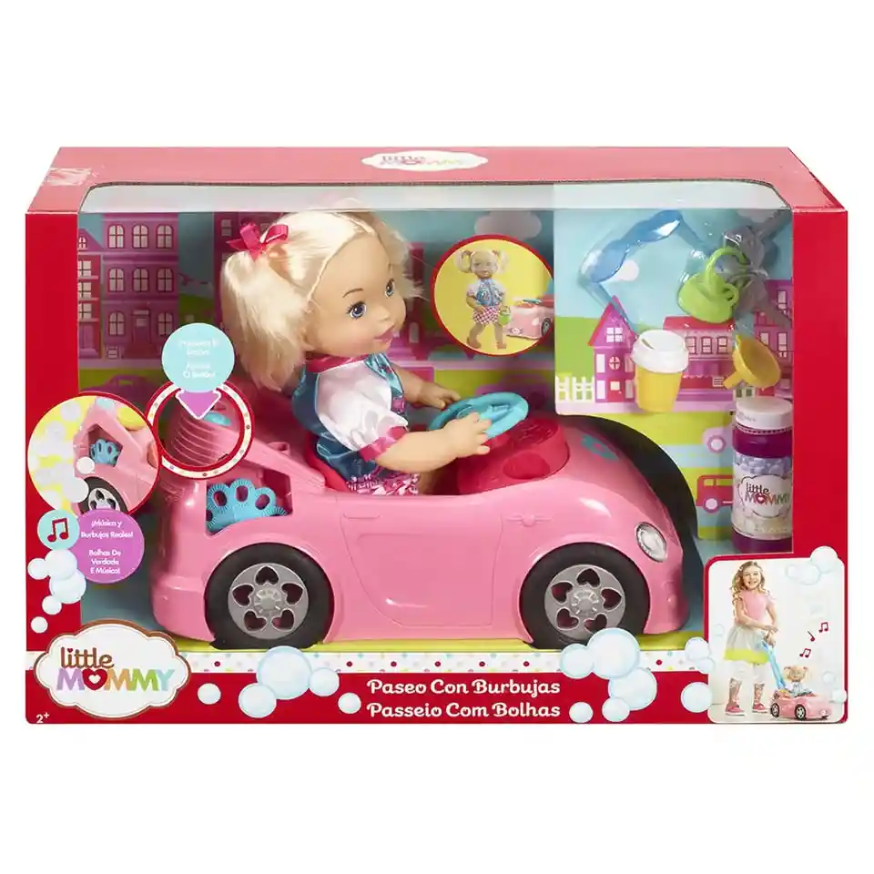 Little Mommy Paseo Con Burbujas