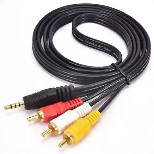 Cable Auxiliar 3 En 1 De 3 Metros