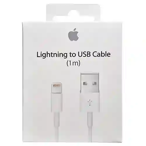 Cable De Datos Iphone Con Puerto Usb A Iphone (mqgj2zm/a) 1 Metro