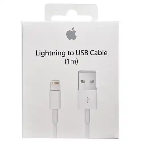 Cable De Datos Iphone Con Puerto Usb A Iphone (mqgj2zm/a) 1 Metro