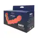 Anillo Vibrador Y Consolador Dante + Sachet Lubricante Neutro 5ml: ¡triple Placer En Tus Noches!