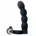 Anillo Vibrador Y Consolador Dante + Sachet Lubricante Neutro 5ml: ¡triple Placer En Tus Noches!
