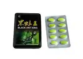 🔥 Black Ant King X10 Potenciador Retardante Masculino Natural Caja X 10 Cápsulas Potenciador Hormiga