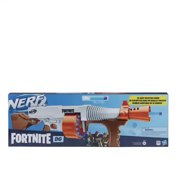 Nerf  Lanzador Fortnite Dg Tambor Giratorio