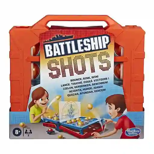 Hasbro Gaming Juego de Estrategia Battleship Shots Con Bolas
