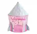 Juguete Camping Carpa Cohete Espacial Con Túnel Y Zona De Juego Niñas