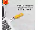 Usb Kodak Flash Drive 2.0, 64 Gb, Mini Metal K122 Series, Llave De Coche