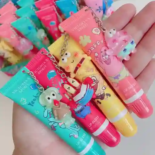 Lip Gloss Bob Esponja Llavero