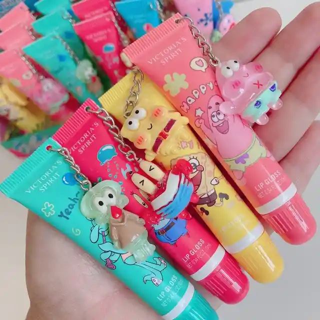 Lip Gloss Bob Esponja Llavero