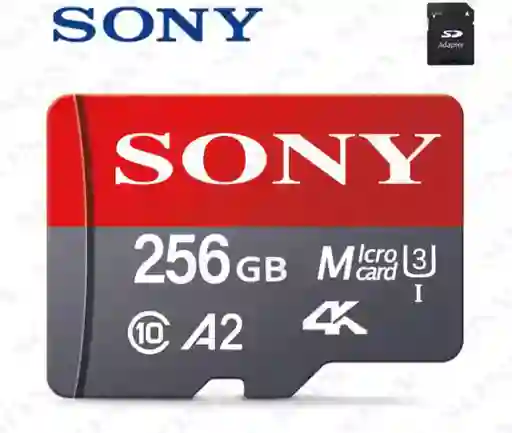 Tarjeta Micro Sd Sony 256 Gb, Alta Velocidad, Tarjeta Flash 1tb A2 Para Cámara, Pc