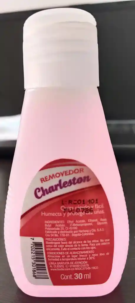 Removedor Para Esmalte De Uñas Charleston