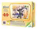Juego De Mesa Para Niños - Niñas Stitch Rompecabezas X100 Piezas 39cm X 28cm Ronda