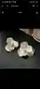 Aretes Flor Punto Dorado