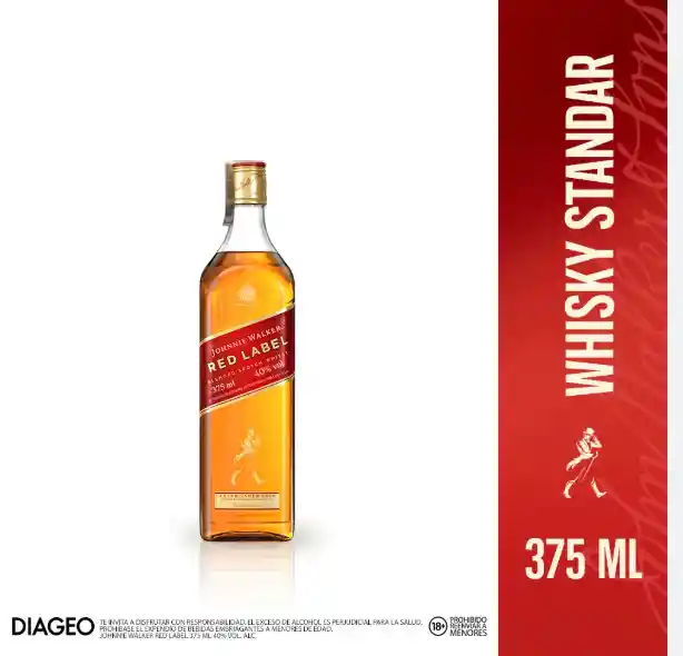 Whisky Johnnie Walker Red Label 375 Ml